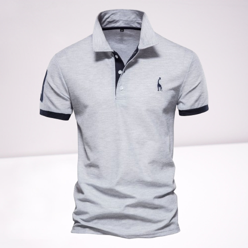 Lukas | Cotton polo shirt for sporty-layer looks