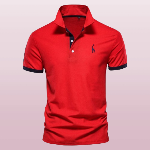 Lukas | Cotton polo shirt for sporty-layer looks