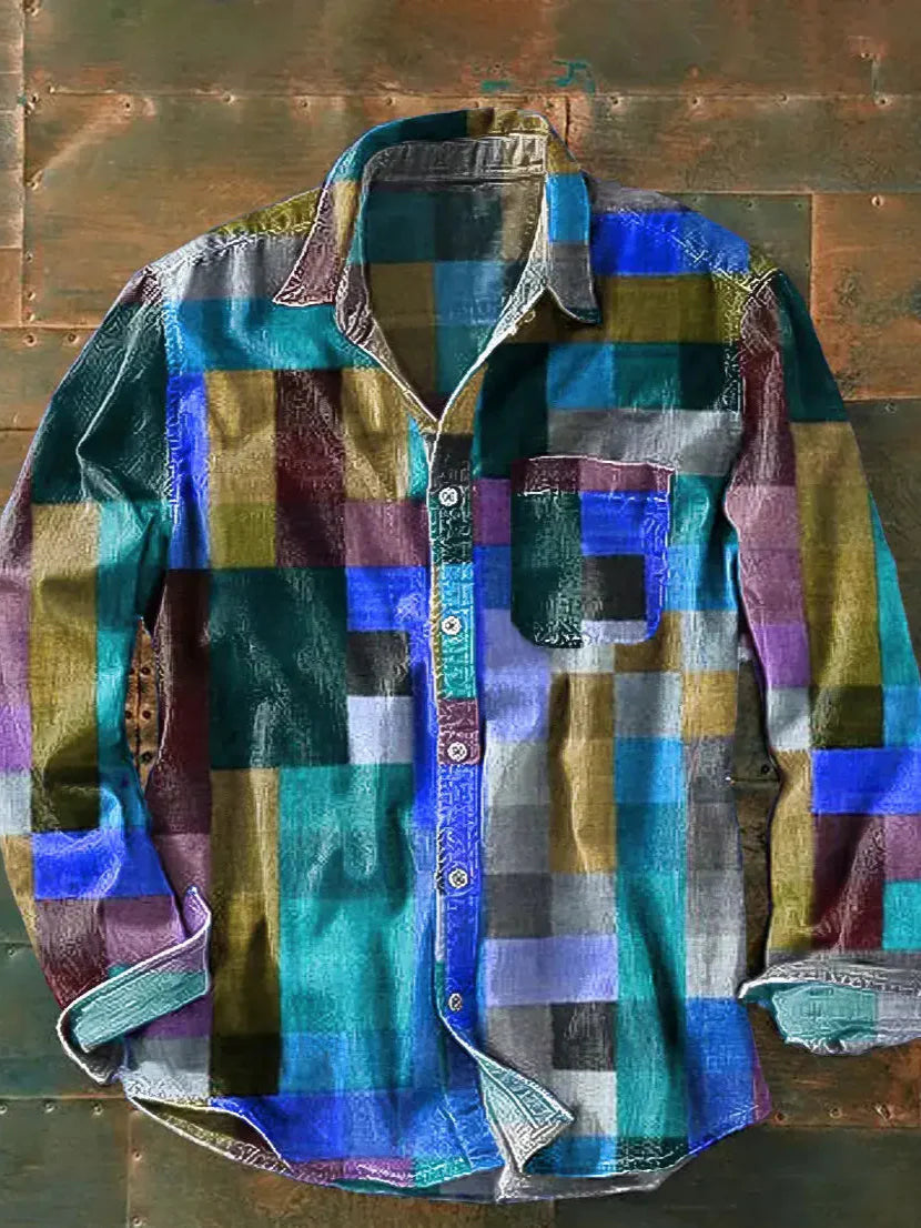 Mattia | Elegant shirt with practical bag