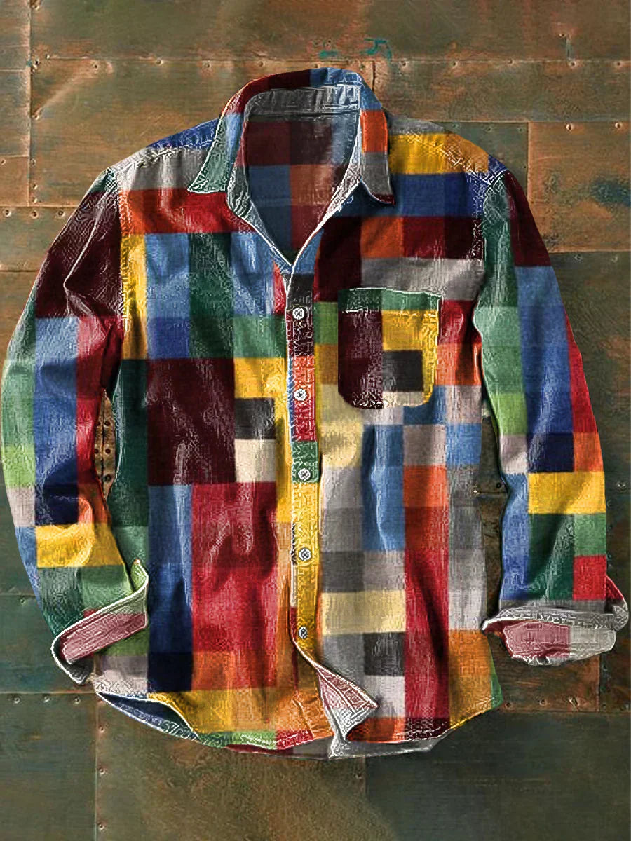 Mirco | Elegant shirt with practical bag