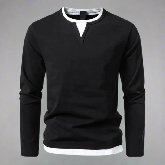 Bryan | Long -sleeved shirt with V -Neck