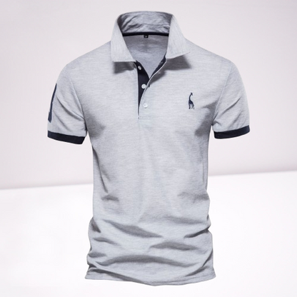 Lukas |  Cotton polo shirt for sporty-layer looks